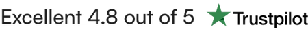 Rated Excellent, 4.8 out of 5 on Trustpilot
